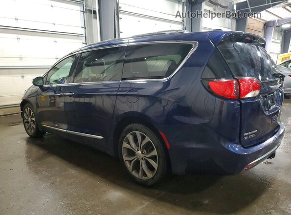 2C4RC1GG5HR607942 2017 CHRYSLER PACIFICA Blue Задня ліва чверть