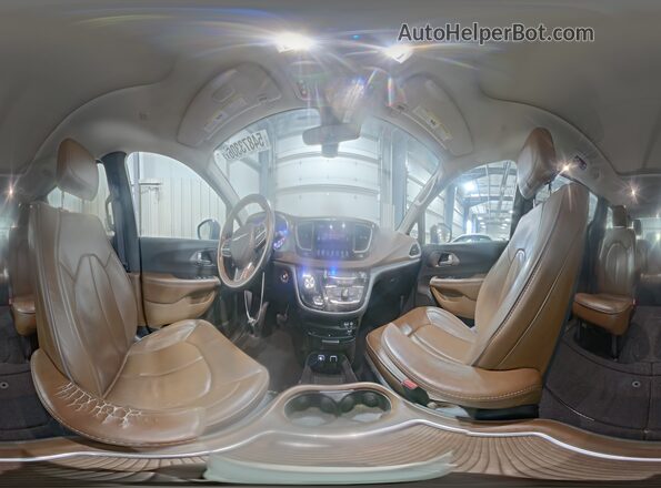 2C4RC1GG5HR607942 2017 CHRYSLER PACIFICA Blue Панорамний вид салону 360°