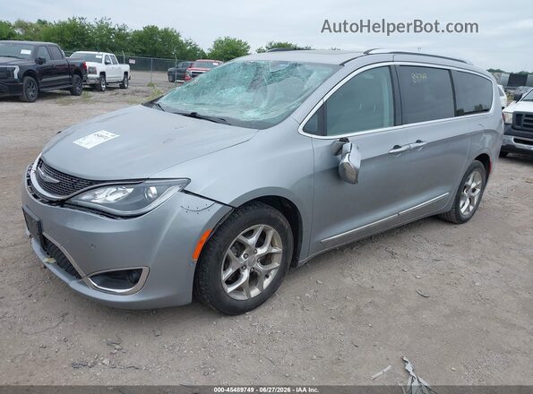 2C4RC1GG5HR620108 2017 CHRYSLER PACIFICA Silver წინა მარცხენა ხედი სამი მეოთხედიდან