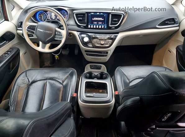 2C4RC1GG5JR252003 2018 CHRYSLER PACIFICA Burgundy წინა პანელის ხედი