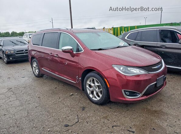 2C4RC1GG5JR252003 2018 CHRYSLER PACIFICA Burgundy წინა მარჯვენა