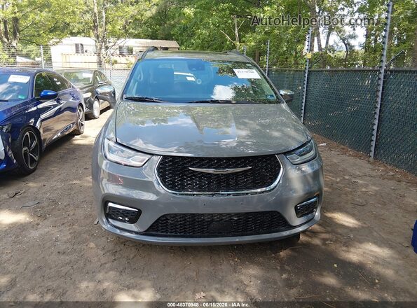 2C4RC1GG5NR198157 2022 CHRYSLER PACIFICA Gray ხელსაწყოთა პანელის ხედი
