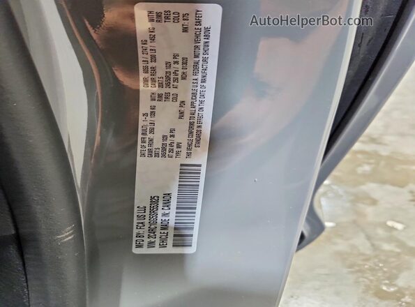 2C4RC1GG5SR553825 2025 CHRYSLER PACIFICA Gray Вид наклейки з VIN-кодом