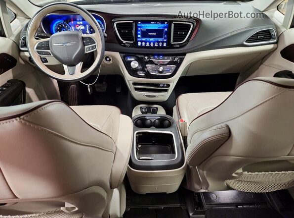 2C4RC1GG6HR785892 2017 CHRYSLER PACIFICA Black Առջևի վահանակի տեսք
