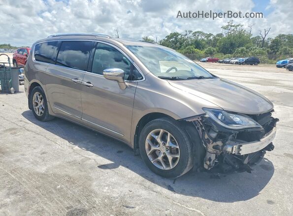 2C4RC1GG6JR175027 2018 CHRYSLER PACIFICA Бежевый Передняя правая четверть
