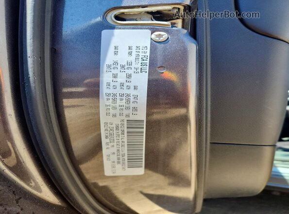 2C4RC1GG6LR122332 2020 CHRYSLER PACIFICA Charcoal VIN კოდის სტიკერის ხედი