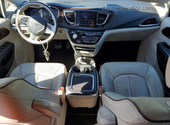 2C4RC1GG7HR603231 2017 CHRYSLER PACIFICA Blue Առջևի վահանակի տեսք