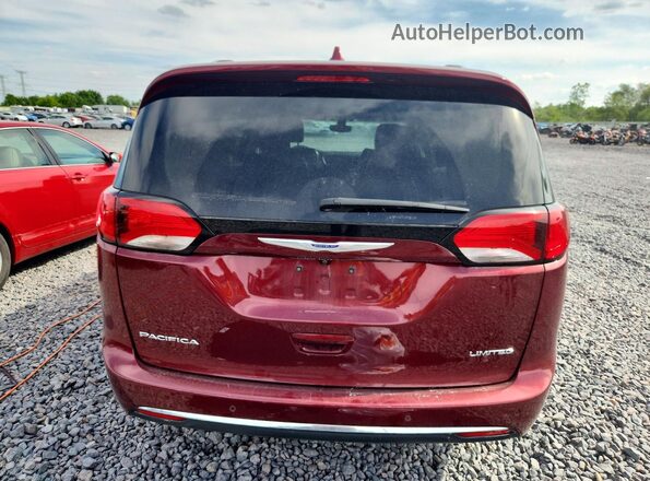 2C4RC1GG7KR730245 2019 CHRYSLER PACIFICA Red Widok z tyłu