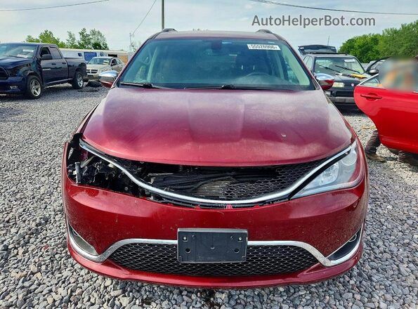 2C4RC1GG7KR730245 2019 CHRYSLER PACIFICA Red Widok z przodu