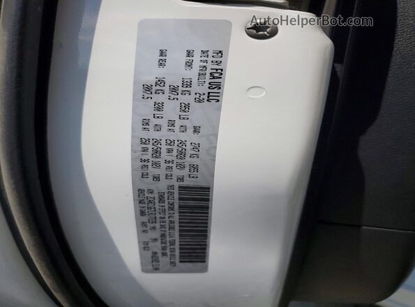 2C4RC1GG7LR177226 2020 CHRYSLER PACIFICA White Widok naklejki z numerem VIN