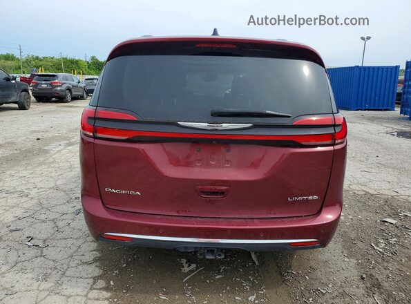2C4RC1GG7PR501118 2023 CHRYSLER PACIFICA Burgundy Widok z tyłu
