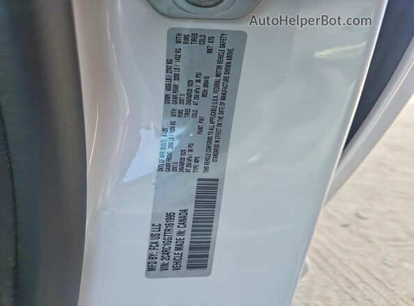 2C4RC1GG7TR161995 2026 CHRYSLER PACIFICA White VIN sticker view