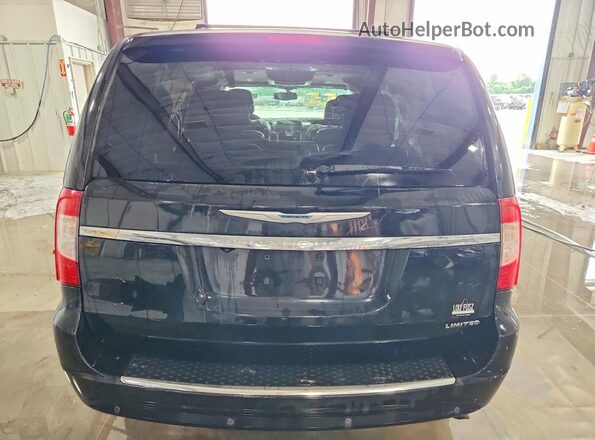 2C4RC1GG8GR104520 2016 CHRYSLER TOWN Black Հետևի տեսք