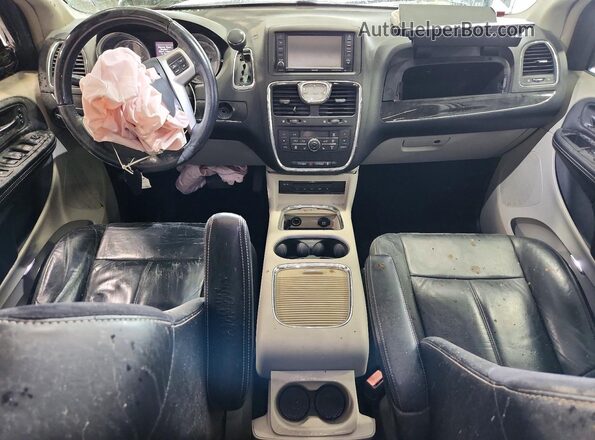 2C4RC1GG8GR104520 2016 CHRYSLER TOWN Black Առջևի վահանակի տեսք