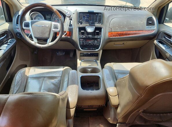 2C4RC1GG8GR233079 2016 CHRYSLER TOWN Gray Առջևի վահանակի տեսք