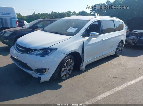 2C4RC1GG8JR204267 2018 CHRYSLER PACIFICA White Vista tres cuartos delantera izquierda