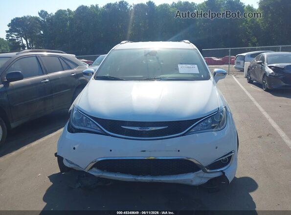 2C4RC1GG8JR204267 2018 CHRYSLER PACIFICA White Vista del cuadro de instrumentos