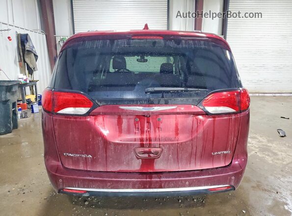 2C4RC1GG8JR252013 2018 CHRYSLER PACIFICA Maroon უკანა ხედი