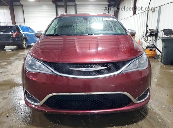 2C4RC1GG8JR252013 2018 CHRYSLER PACIFICA Maroon წინა ხედი
