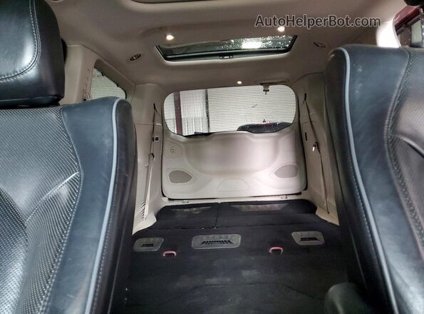 2C4RC1GG8JR252013 2018 CHRYSLER PACIFICA Maroon უკანა სავარძლების ხედი