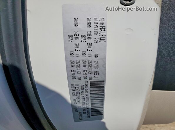 2C4RC1GG8LR171435 2020 CHRYSLER PACIFICA White Панорамний вид салону 360°