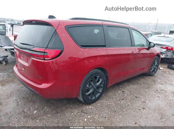 2C4RC1GG9SR524375 2025 CHRYSLER PACIFICA Red Задня права чверть