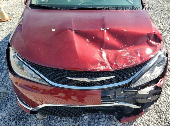 2C4RC1GGXHR744178 2017 CHRYSLER PACIFICA Burgundy Շարժիչի բաժամունքի տեսք
