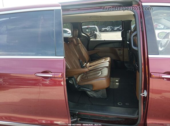 2C4RC1GGXHR804718 2017 CHRYSLER PACIFICA Red Vista de la etiqueta del VIN