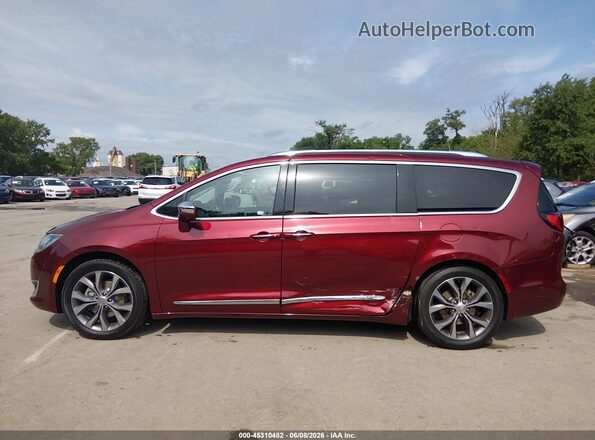 2C4RC1GGXHR804718 2017 CHRYSLER PACIFICA Red Vista interior de 360 grados
