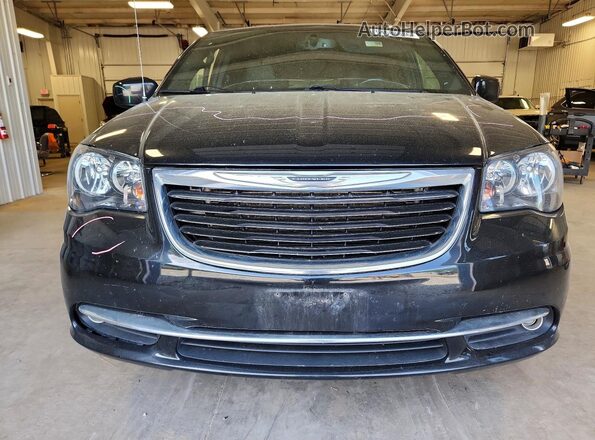 2C4RC1HG8GR190300 2016 CHRYSLER TOWN Black Widok z przodu