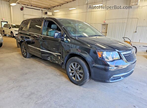 2C4RC1HG8GR190300 2016 CHRYSLER TOWN Black Przód prawy