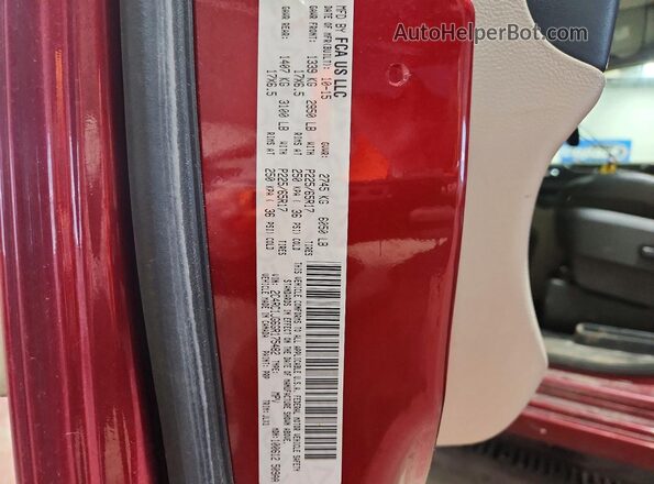 2C4RC1JG6GR175482 2016 CHRYSLER TOWN Burgundy 