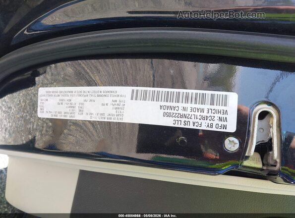 2C4RC1L72NR222050 2022 CHRYSLER PACIFICA Черный Вид подкапотного пространства