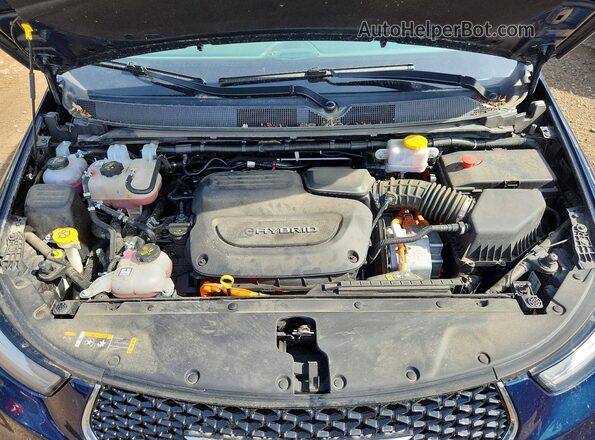 2C4RC1L74NR228318 2022 CHRYSLER PACIFICA Blue ძრავის განყოფილების ხედი