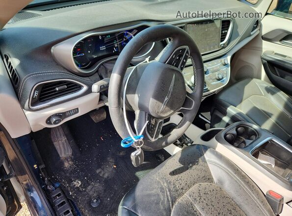 2C4RC1L74NR228318 2022 CHRYSLER PACIFICA Blue წინა პანელის ხედი