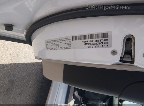 2C4RC1L75PR572761 2023 CHRYSLER PACIFICA White 