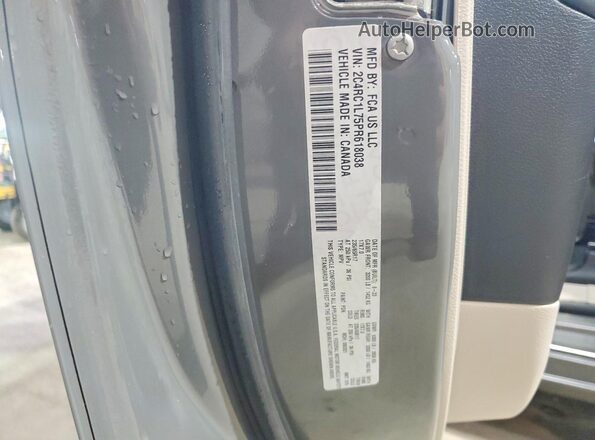 2C4RC1L75PR618038 2023 CHRYSLER PACIFICA Серебряный Вид наклейки с VIN-кодом