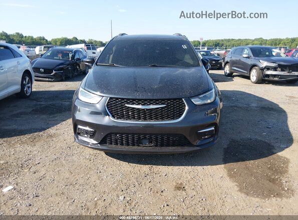 2C4RC1L76MR594716 2021 CHRYSLER PACIFICA Black Вид щитка приладів