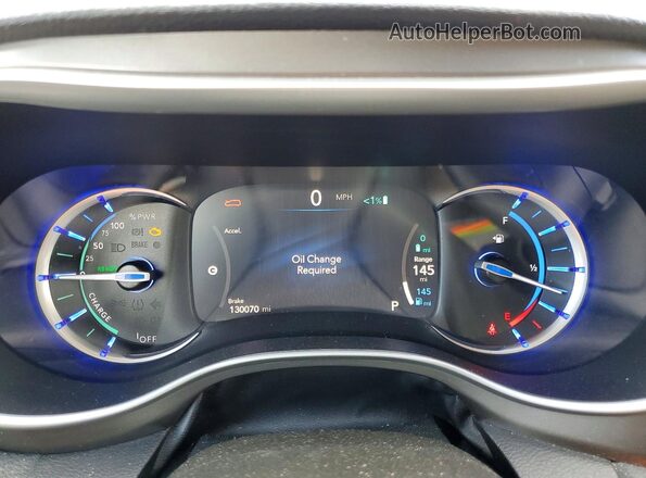 2C4RC1L7XMR591477 2021 CHRYSLER PACIFICA Серебряный Вид щитка приборов