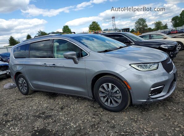2C4RC1L7XMR591477 2021 CHRYSLER PACIFICA Серебряный Передняя правая четверть