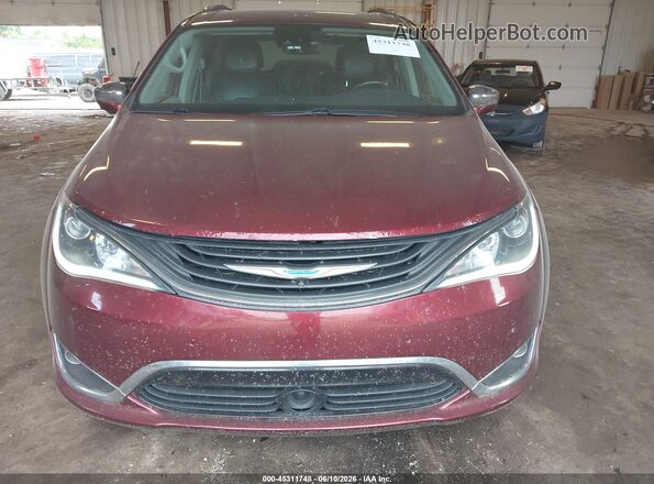 2C4RC1N71JR113067 2018 CHRYSLER PACIFICA Red Instrument cluster view