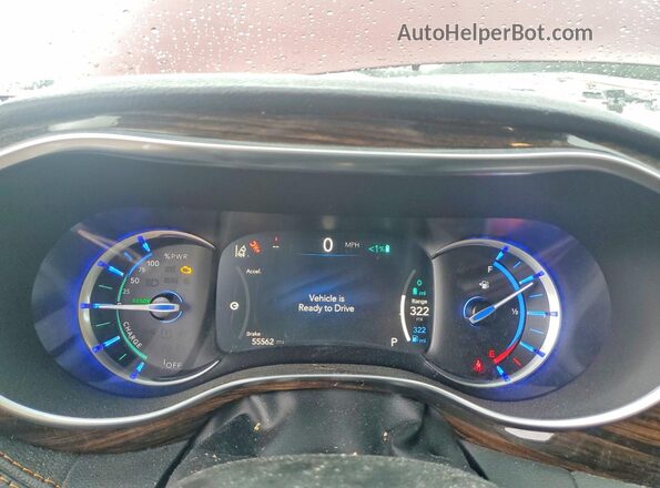 2C4RC1N75NR175545 2022 CHRYSLER PACIFICA Red Սարքավորումների վահանակի տեսք