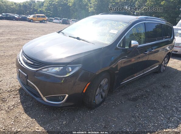 2C4RC1N79JR105122 2018 CHRYSLER PACIFICA Black Առջևի ձախ երեք քառորդ տեսարան
