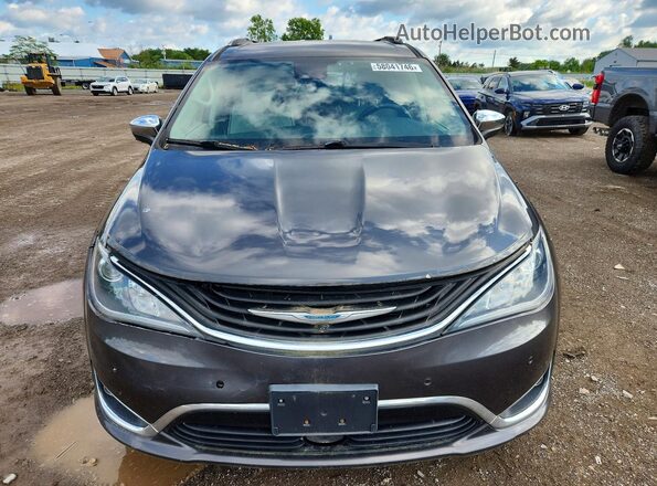 2C4RC1N7XJR105078 2018 CHRYSLER PACIFICA Gray Դիմացի տեսք