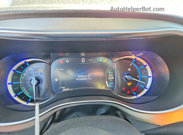 2C4RC1S70RR190609 2024 CHRYSLER PACIFICA Black Instrument cluster view