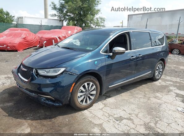 2C4RC1S71PR592569 2023 CHRYSLER PACIFICA Blue წინა მარცხენა ხედი სამი მეოთხედიდან