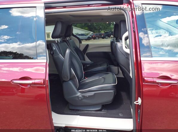 2C4RC1S73NR205811 2022 CHRYSLER PACIFICA Red VIN sticker view