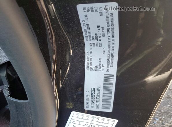 2C4RC1S75SR573922 2025 CHRYSLER PACIFICA Black Շարժիչի բաժամունքի տեսք