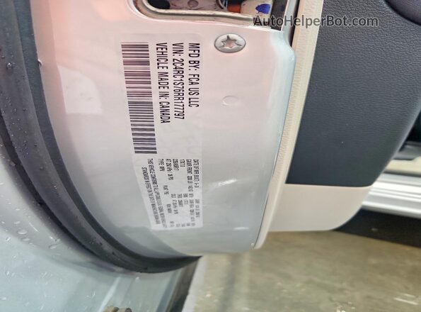 2C4RC1S76RR177797 2024 CHRYSLER PACIFICA Серебряный Вид наклейки с VIN-кодом