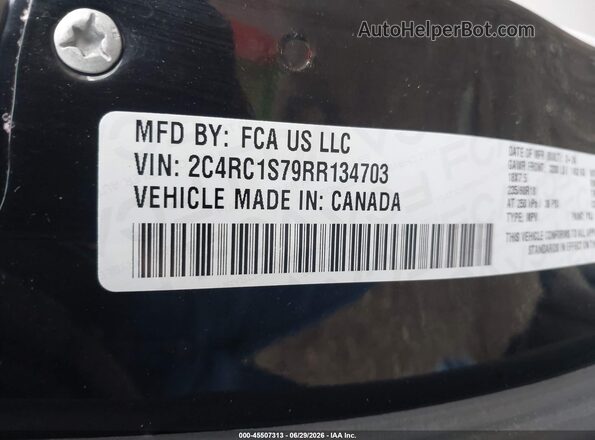 2C4RC1S79RR134703 2024 CHRYSLER PACIFICA Black Engine compartment view